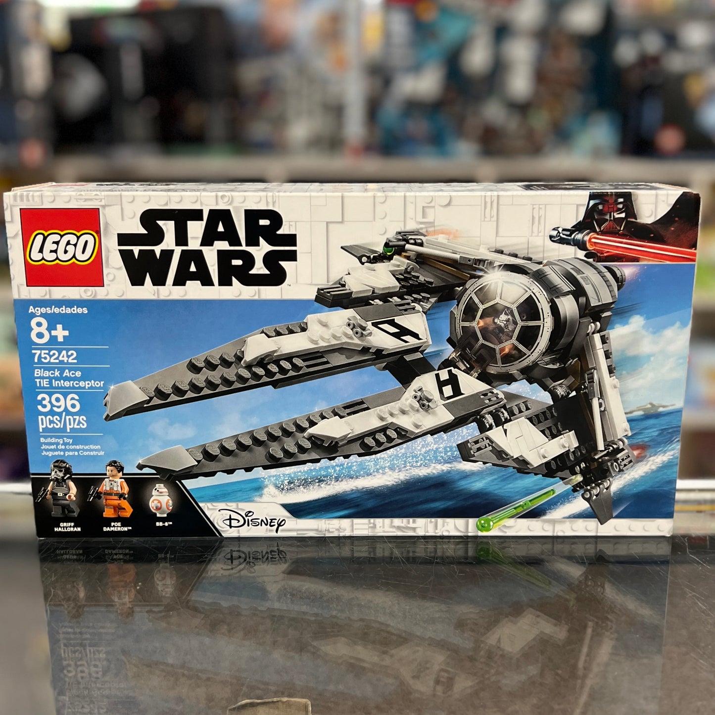 75242 - Black Ace TIE Interceptor - EMPTY BOX ONLY