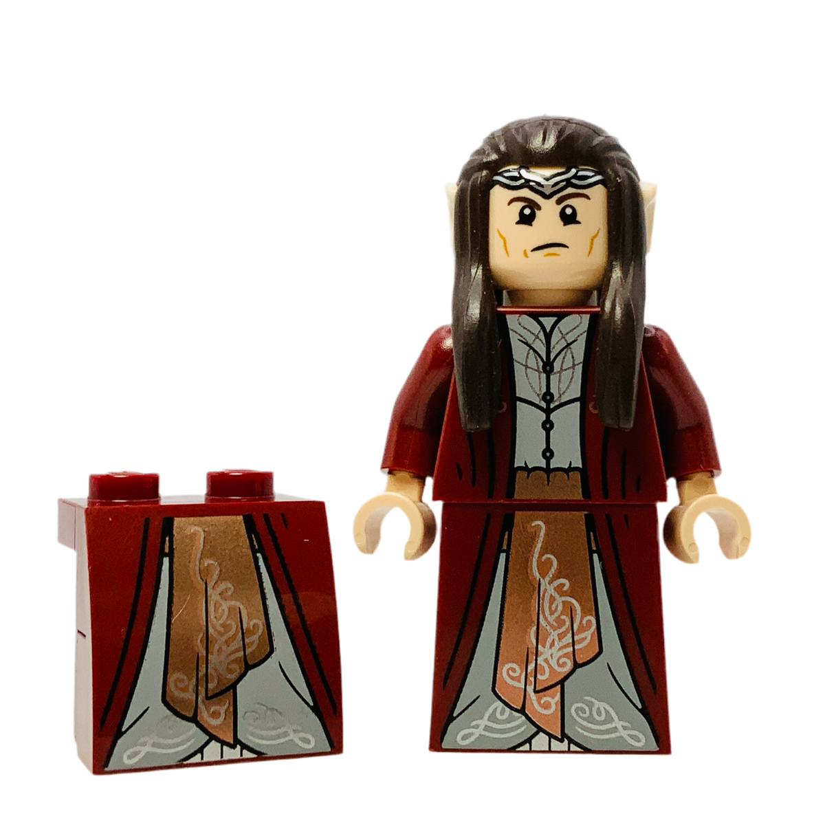 Elrond - Dark Red Robe, lor128, LEGO® Lord of the Rings™ Minifigure