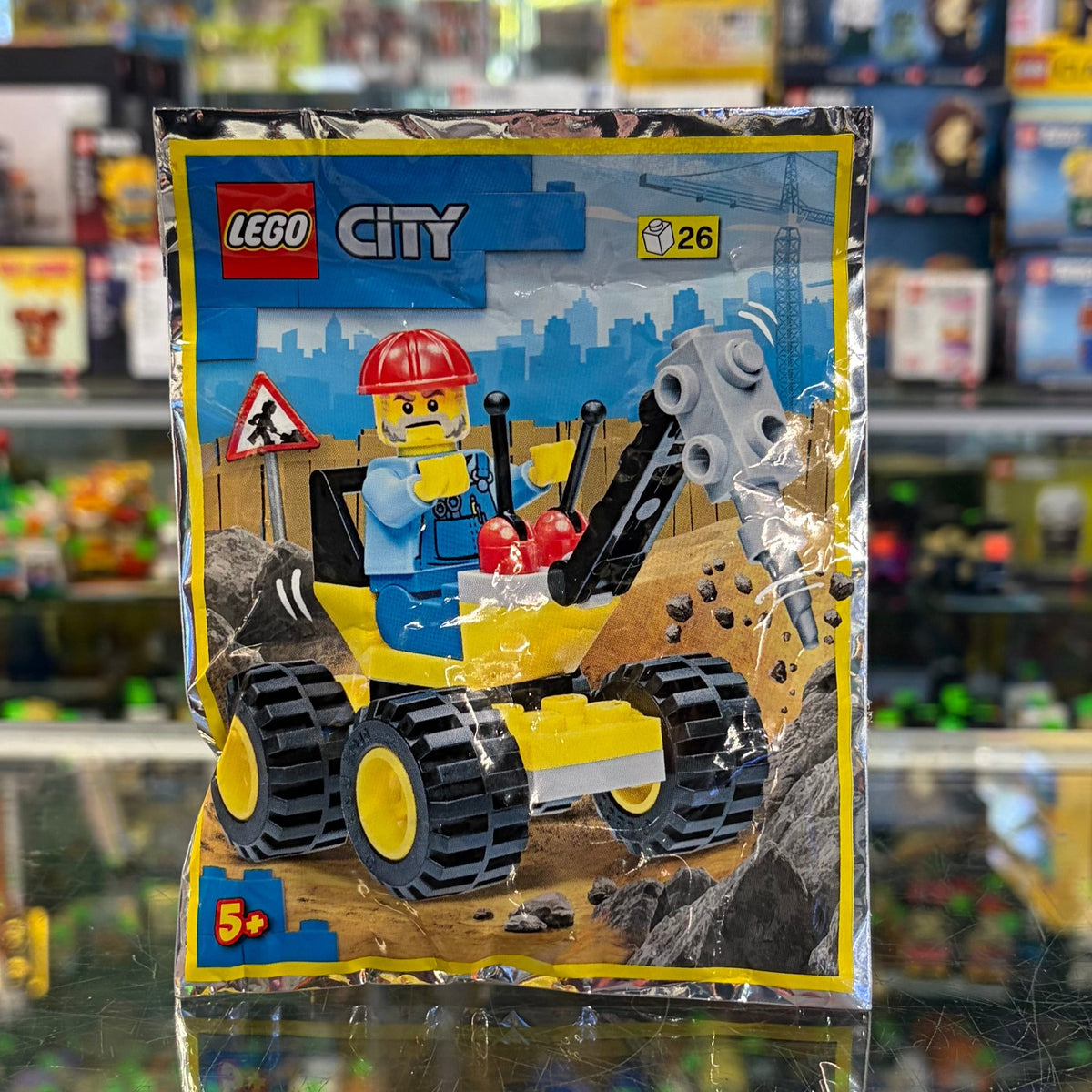 Workman and Auger foil pack, 952202 - LEGO® City Set