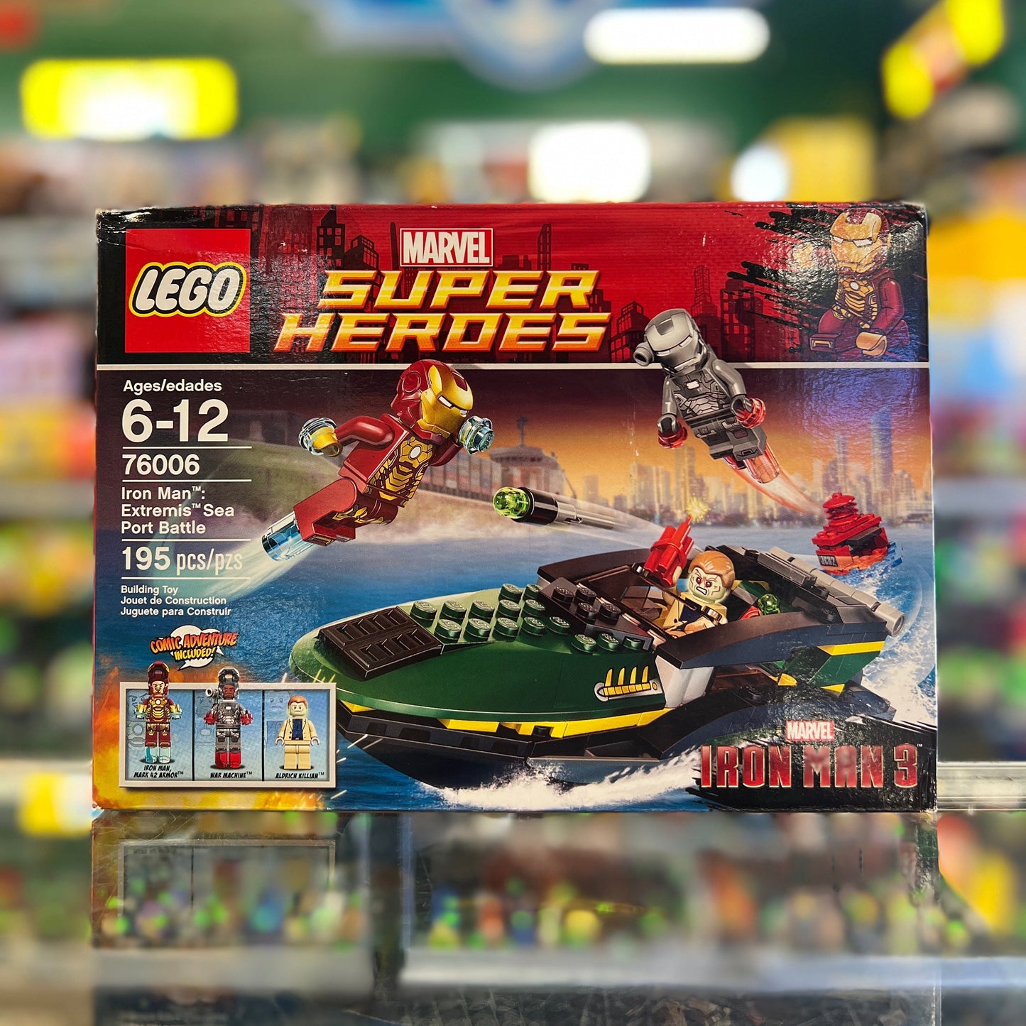 76006 - Iron Man: Extremis Sea Port Battle - EMPTY BOX ONLY