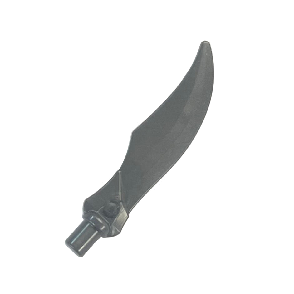 Minifigure, Weapon Sword Curved Blade with Bar, Part #37341a