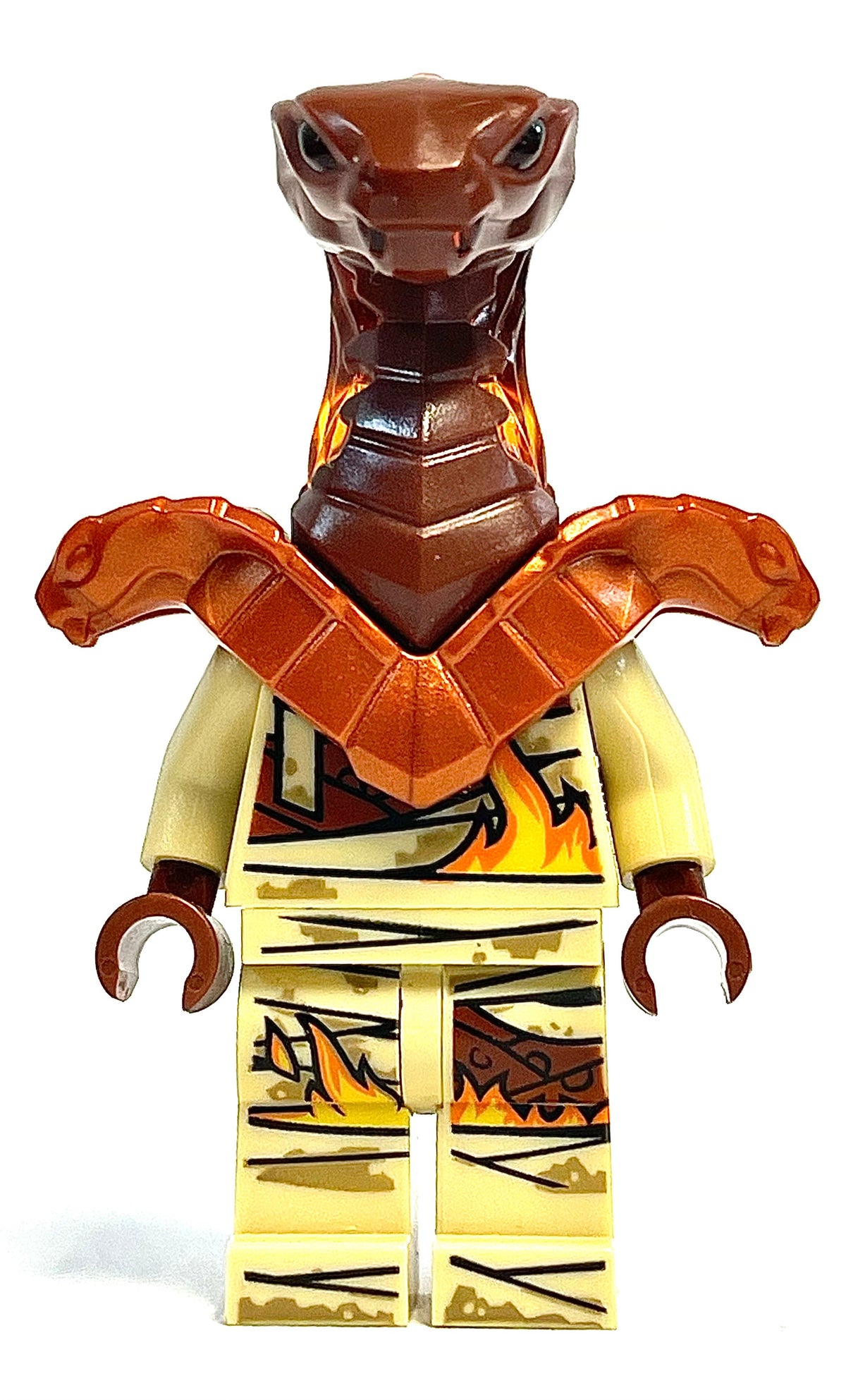 Pyro Whipper with Armor Shoulder Pads, njo0543 - LEGO® Ninjago Minifigure