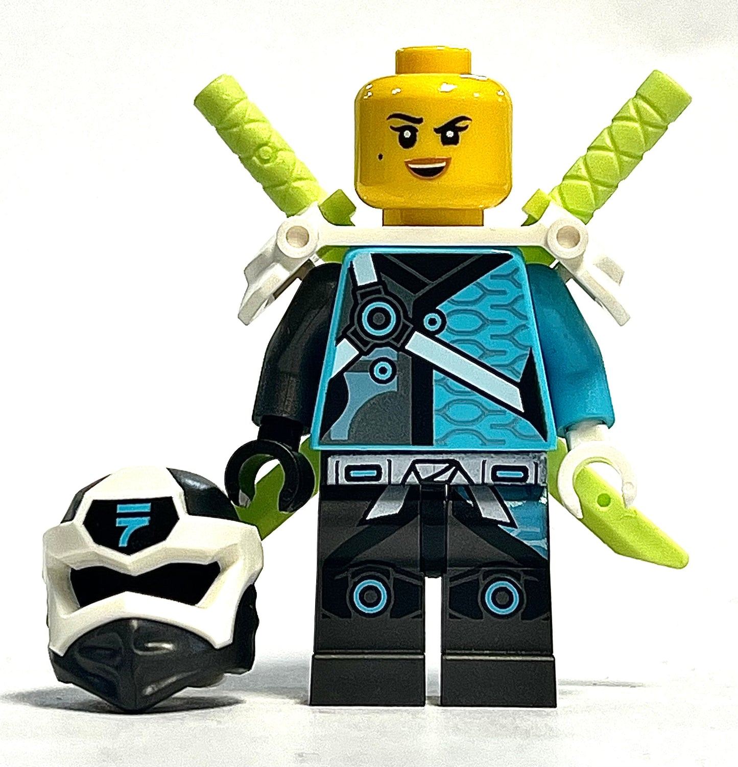 Digi Nya, Shoulder Armor with Scabbard, njo0586 - LEGO® Ninjago Minifigure