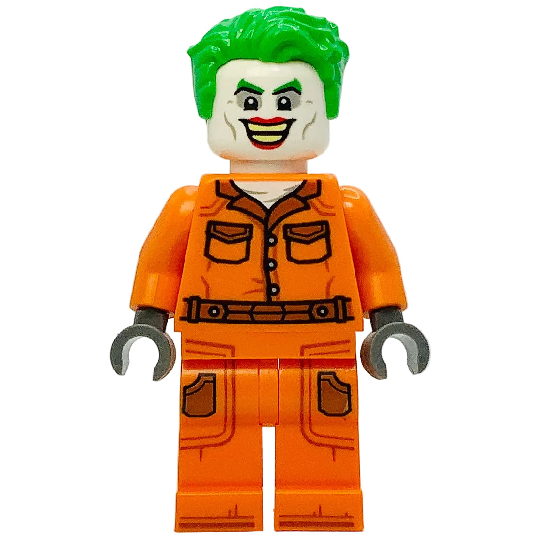 The Joker - Prison Jumpsuit, Side Pockets, sh1075 - LEGO® DC Minifigure