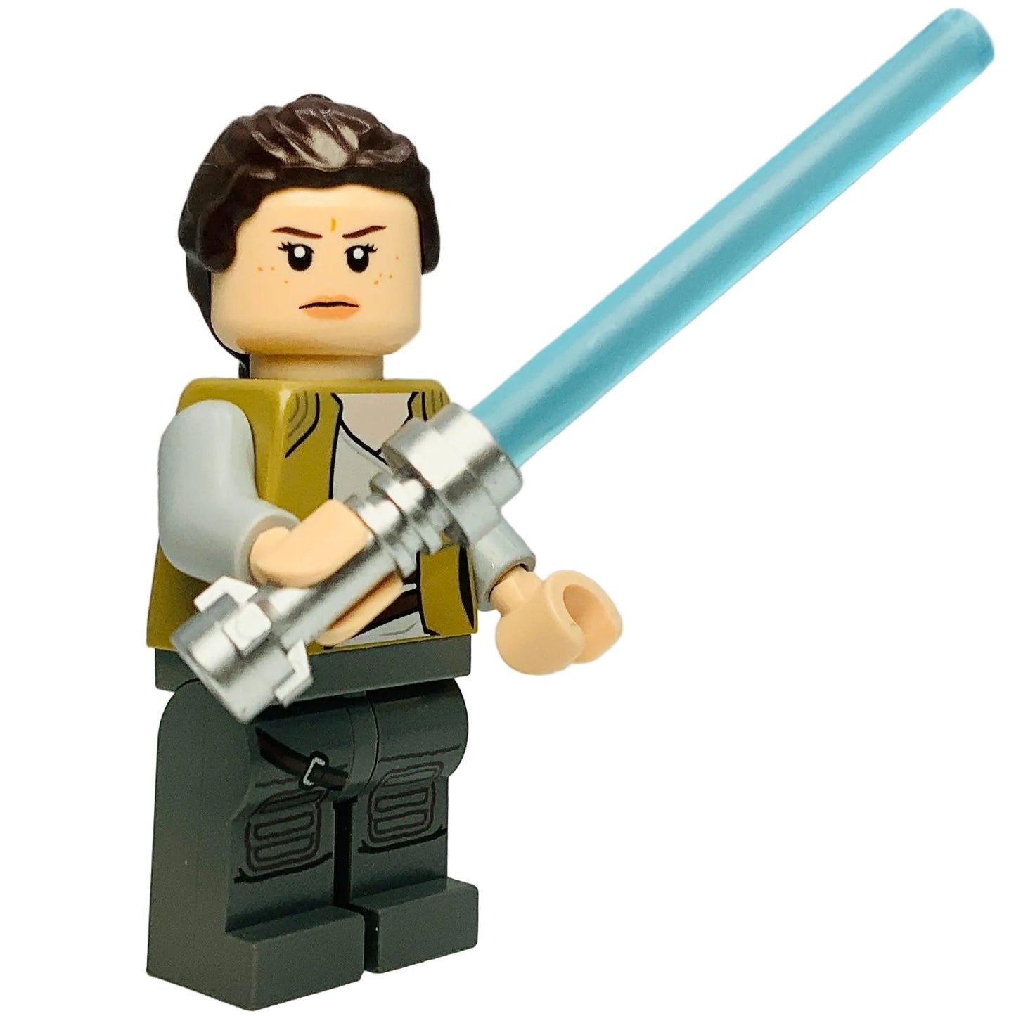 Rey - Dark Tan Jacket, sw0888 - LEGO® Star Wars Minifigure