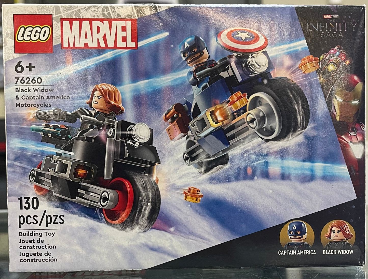 Black Widow & Captain America Motorcycles, 76260 - LEGO® Marvel Set