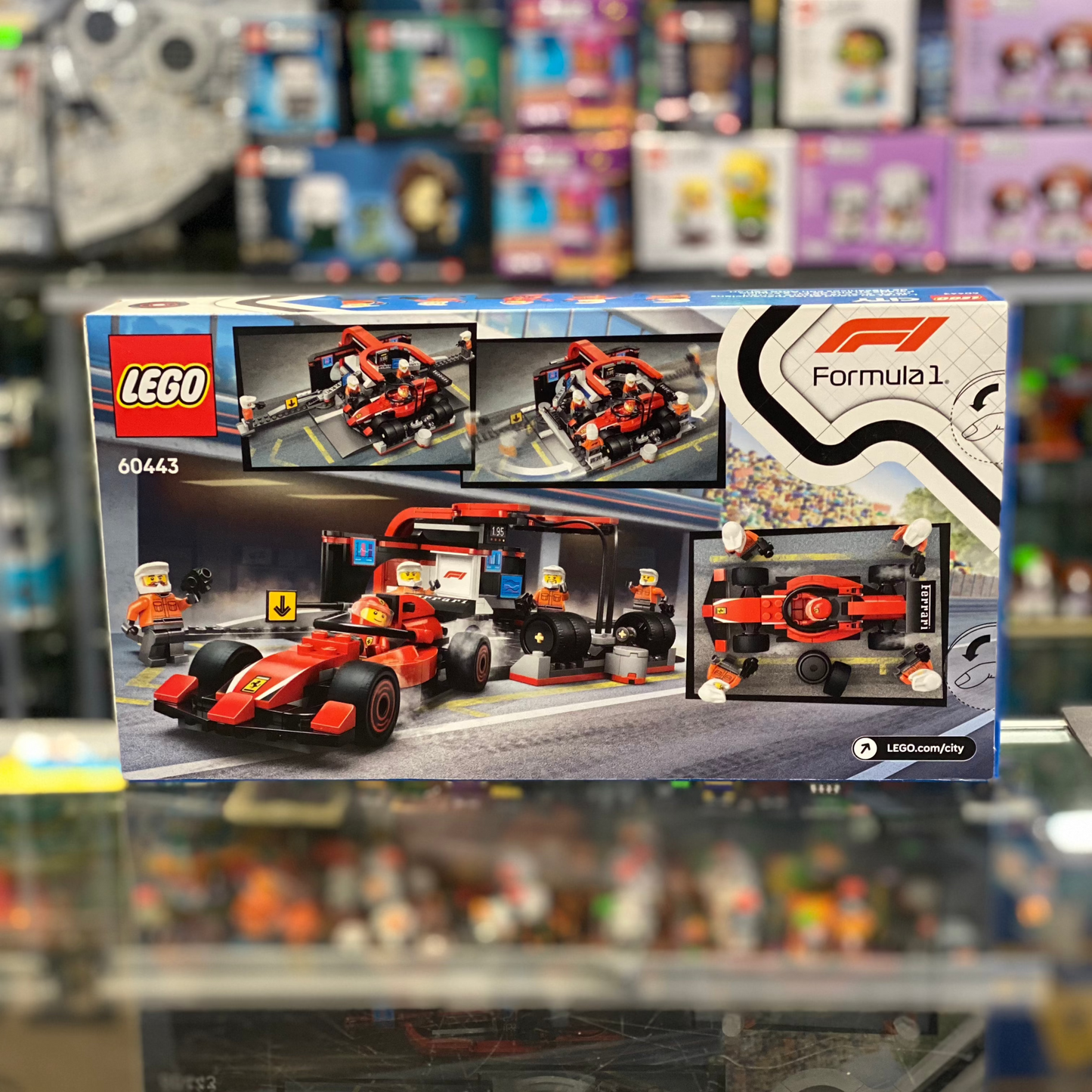 F1® Pit Stop & Pit Crew with Ferrari Car, 60443 - LEGO® City Set