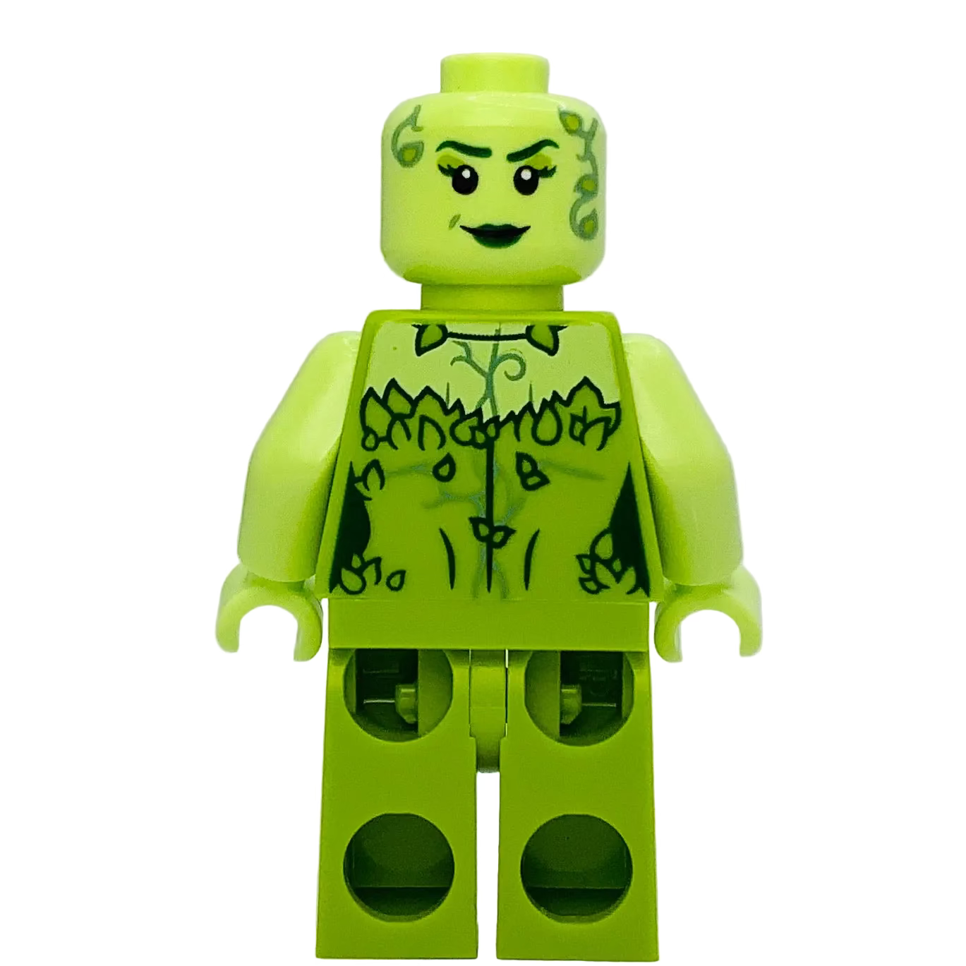 Poison Ivy - Lime Outfit, Yellowish Green Arms, sh1086 - LEGO® DC Minifigure