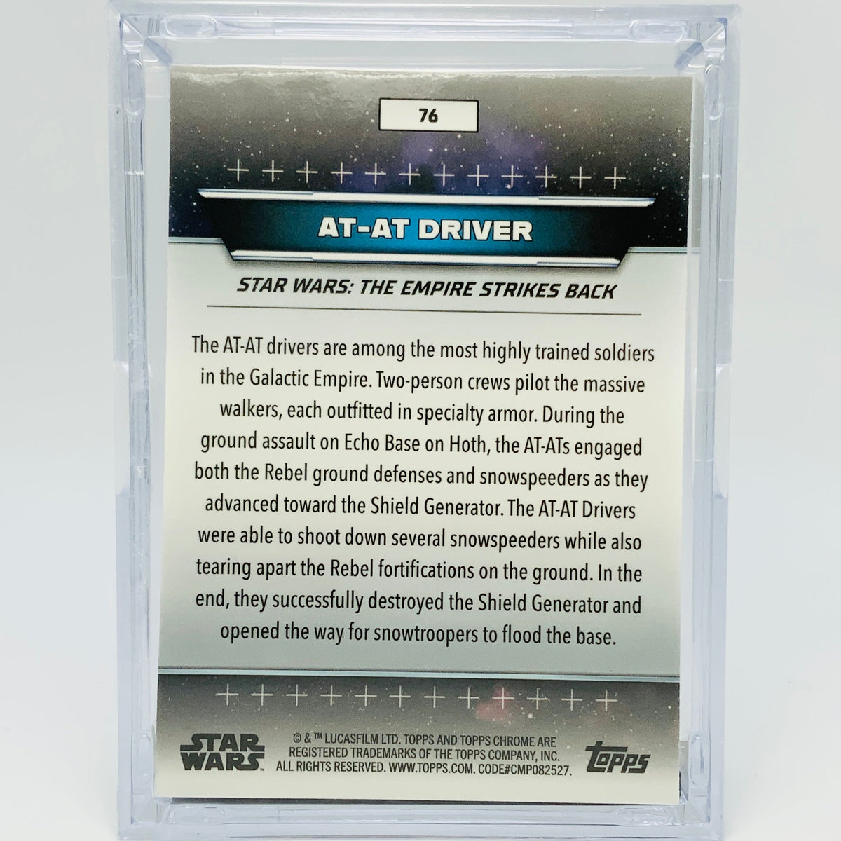 AT-AT Driver with Trading Card & Collector’s Case