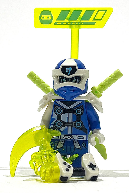 Digi Jay, Shoulder Armor with Scabbard, njo0563 - LEGO® Ninjago Minifigure