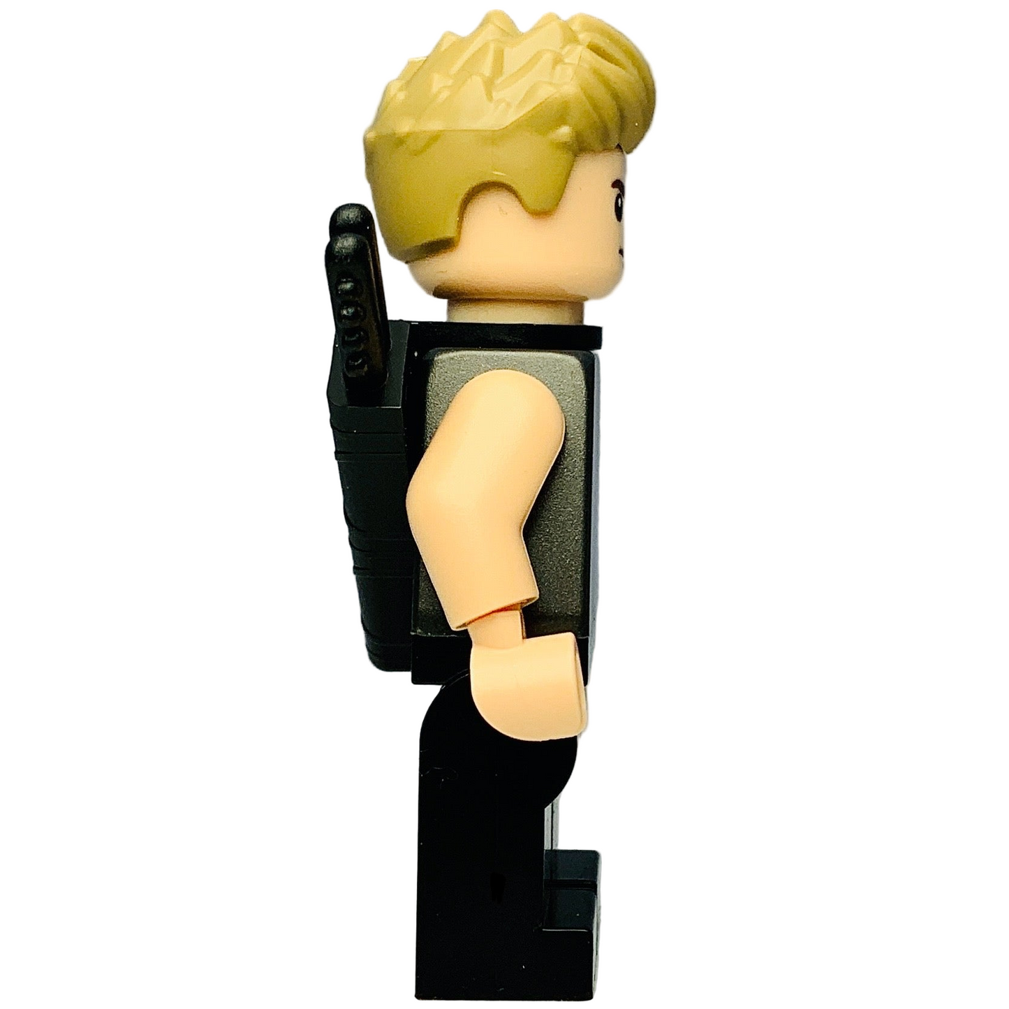 Hawkeye - Black and Dark Suit, Dark Tan Hair, Quiver, Silver Zipper, sh0925