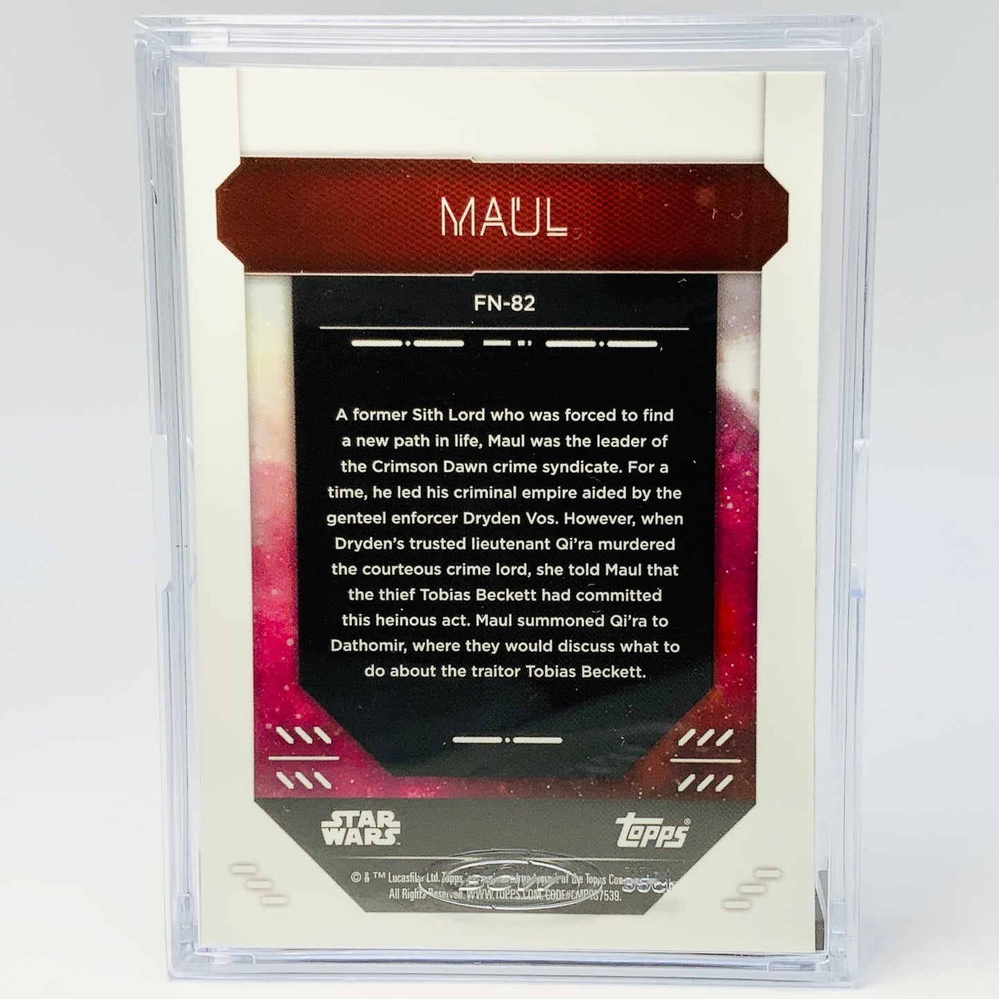 Darth Maul with Trading Card & Collector’s Case