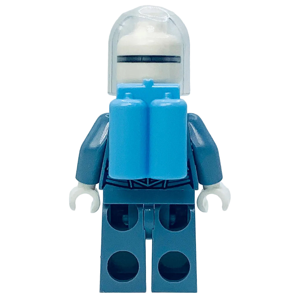 Mr. Freeze - Sand Blue Outfit, Bright Light Blue Air Tanks, sh1082 - LEGO® DC Minifigure