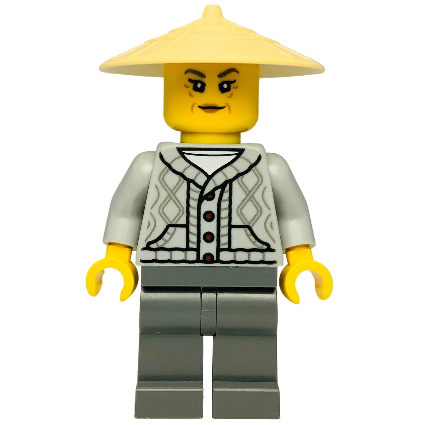 Mystake - Light Bluish Gray Sweater, njo1012 - LEGO® Ninjago Minifigure