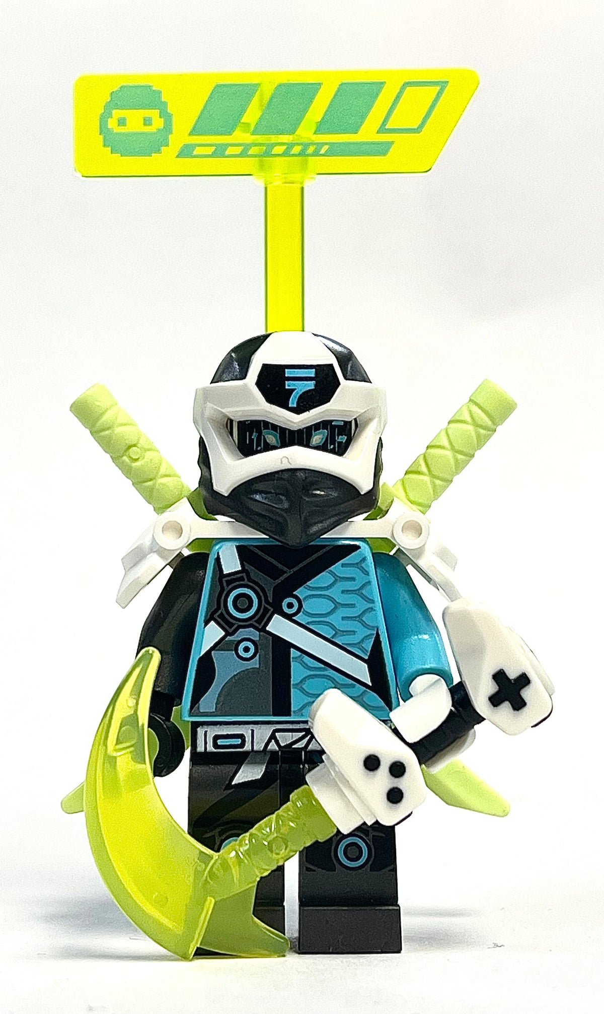 Digi Nya, Shoulder Armor with Scabbard, njo0586 - LEGO® Ninjago Minifigure