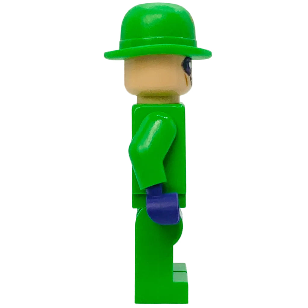 The Riddler - Bright Green Outfit and Bowler Hat, sh1081 - LEGO® DC Minifigure