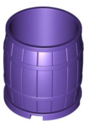 Container, Barrel 4x4x3.5, Part# 30139