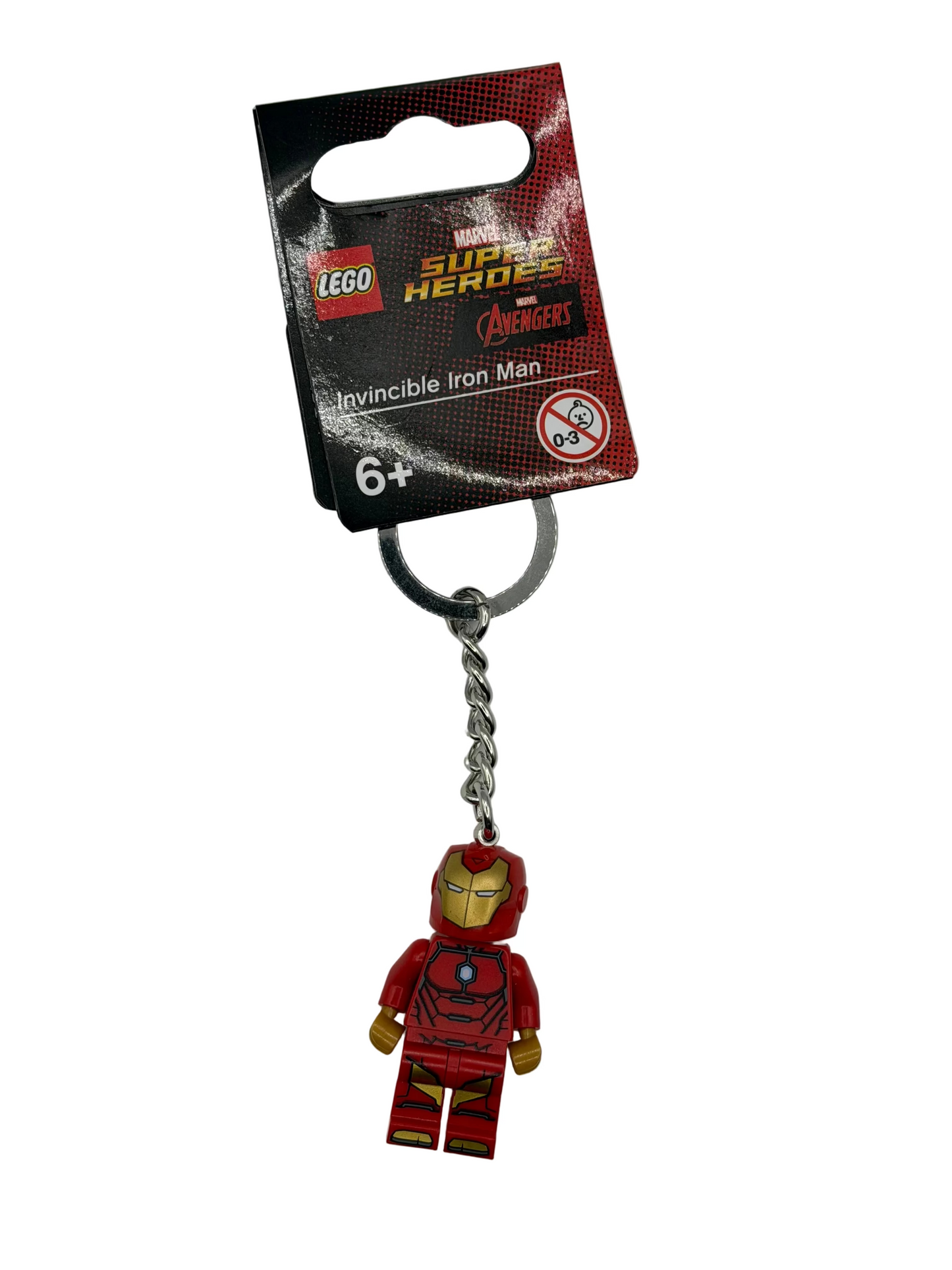 Invincible Iron Man Minifigure Key Chain 853706 LEGO® Marvel Super Heroes