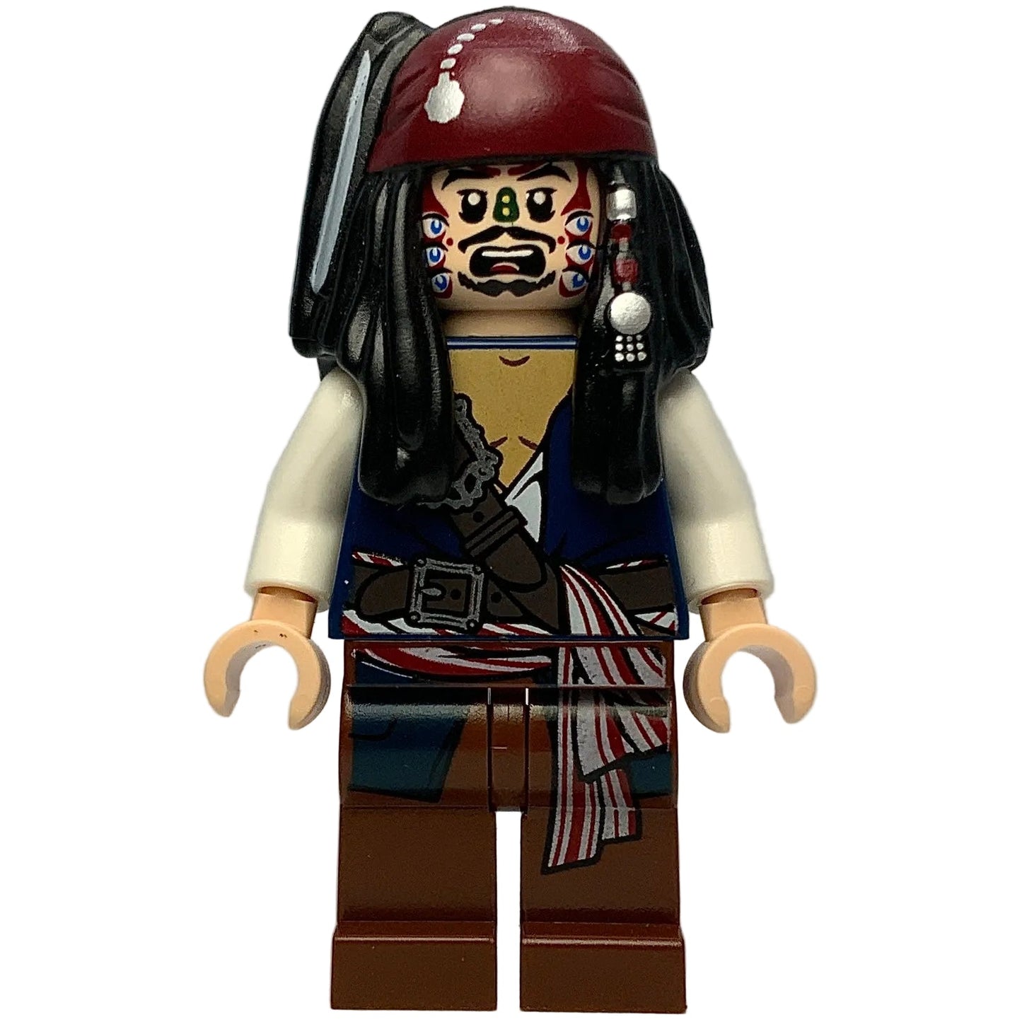 Captain Jack Sparrow Cannibal, poc010 - LEGO® POTC Minifigure