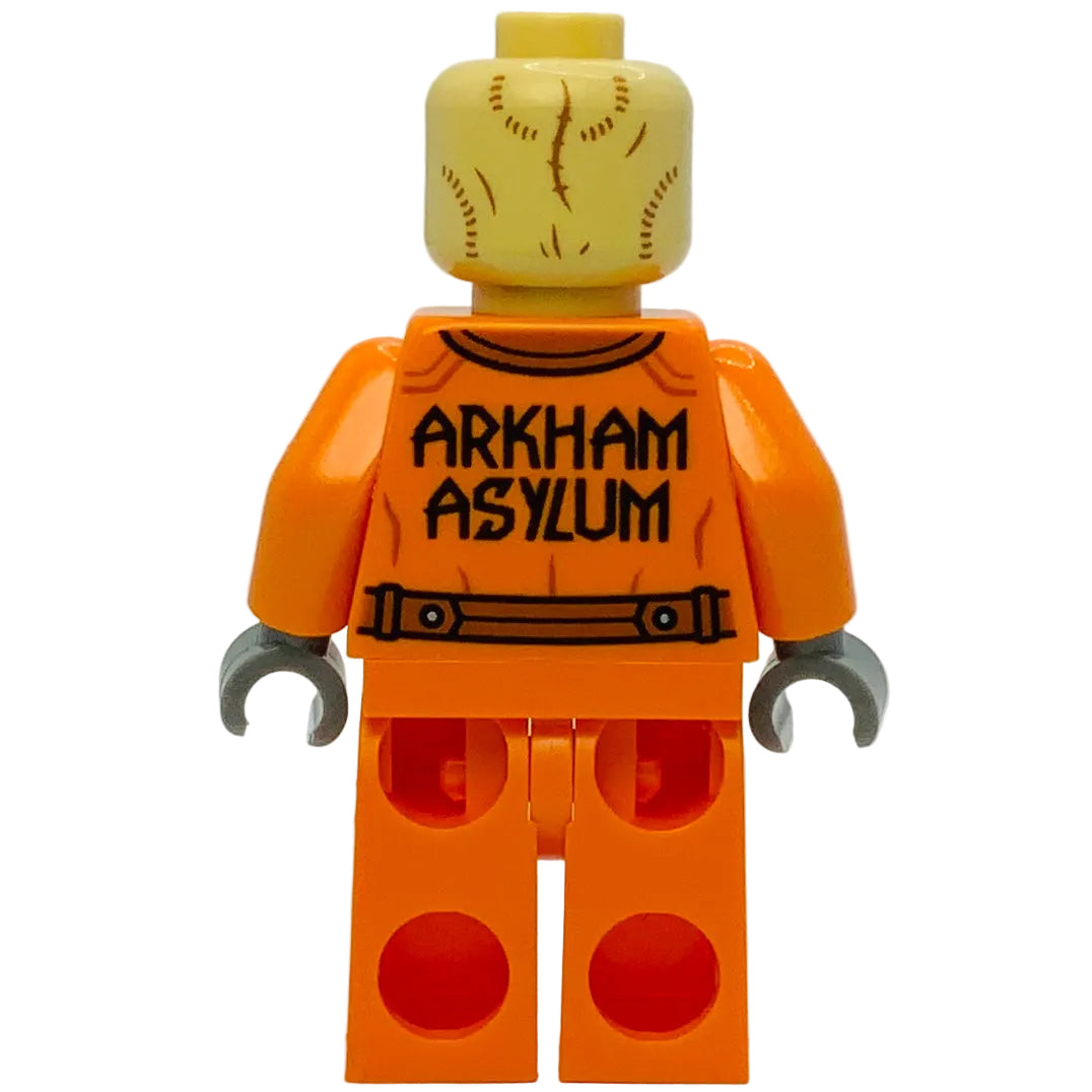Scarecrow - No Hat, Prison Jumpsuit, Side Pockets, sh1085 - LEGO® DC Minifigure