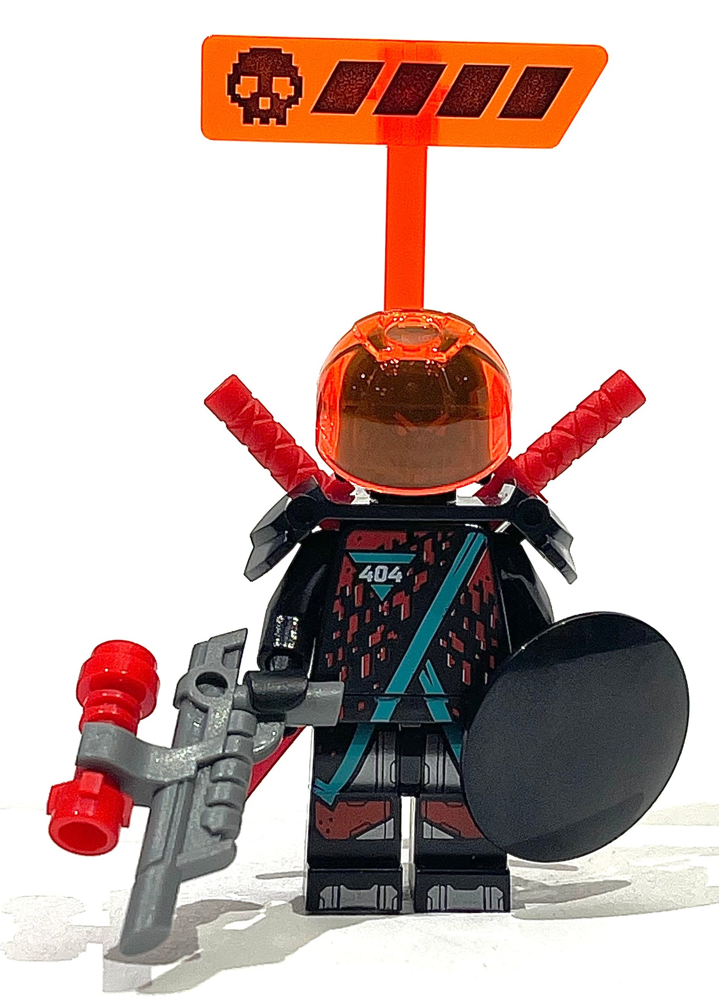 Red Visor, njo0566 - LEGO® Ninjago Minifigure