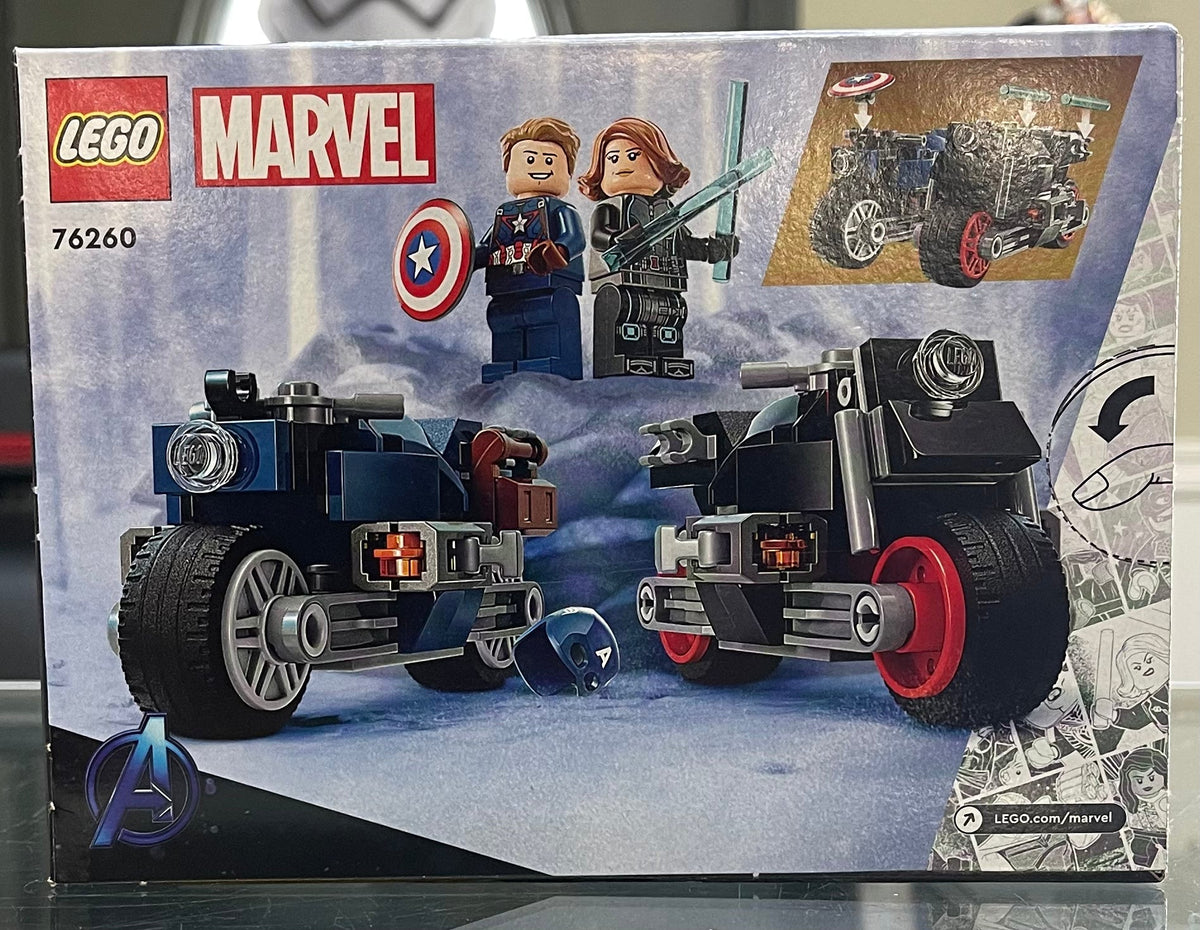 Black Widow & Captain America Motorcycles, 76260 - LEGO® Marvel Set