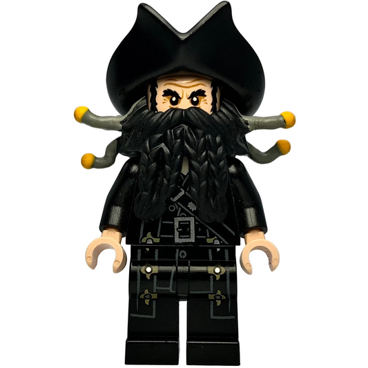 Blackbeard, poc007 - LEGO® POTC Minifigure