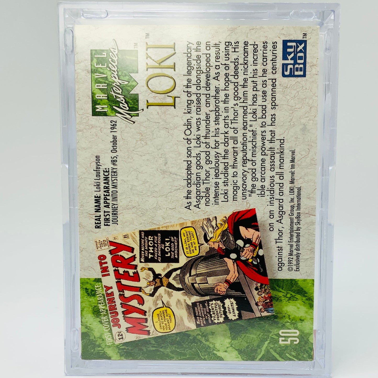 Loki with Trading Card & Collector’s Case