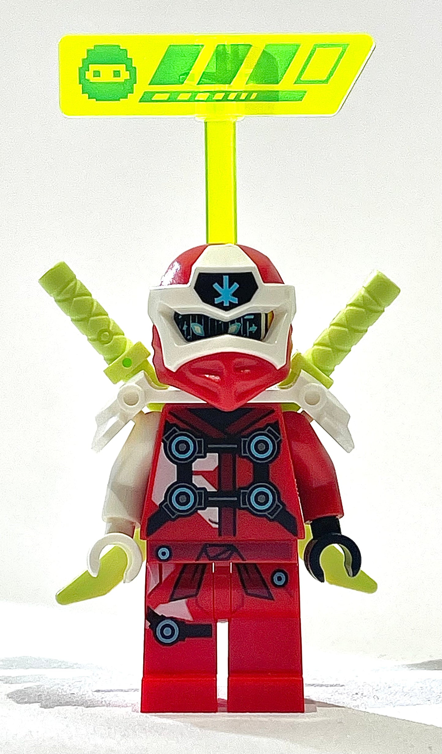 Kai - Digi Kai, Shoulder Armor with Scabbard, njo0568 - LEGO® Ninjago Minifigure