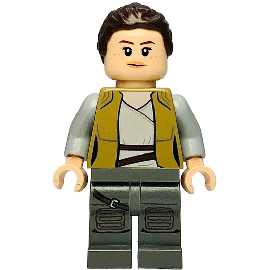 Rey - Dark Tan Jacket, sw0888 - LEGO® Star Wars Minifigure