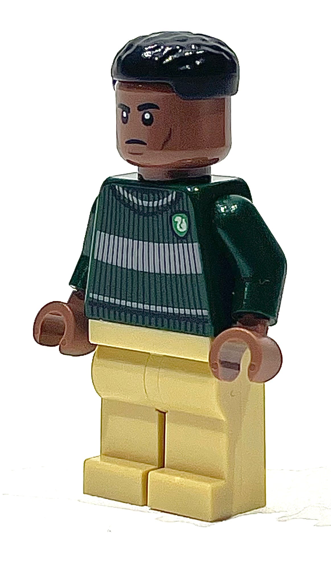 Blaise Zabini - Dark Green Slytherin Quidditch Sweater, Tan Legs, hp401