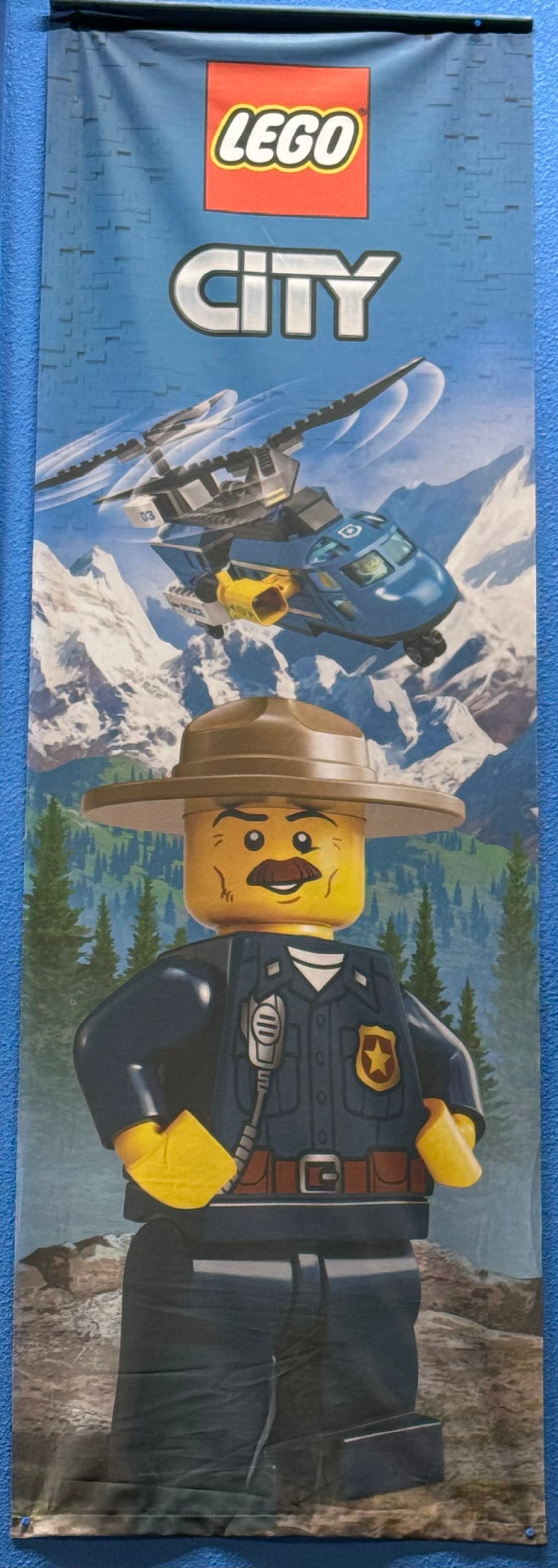 Cloth Banner - City Mountain Police