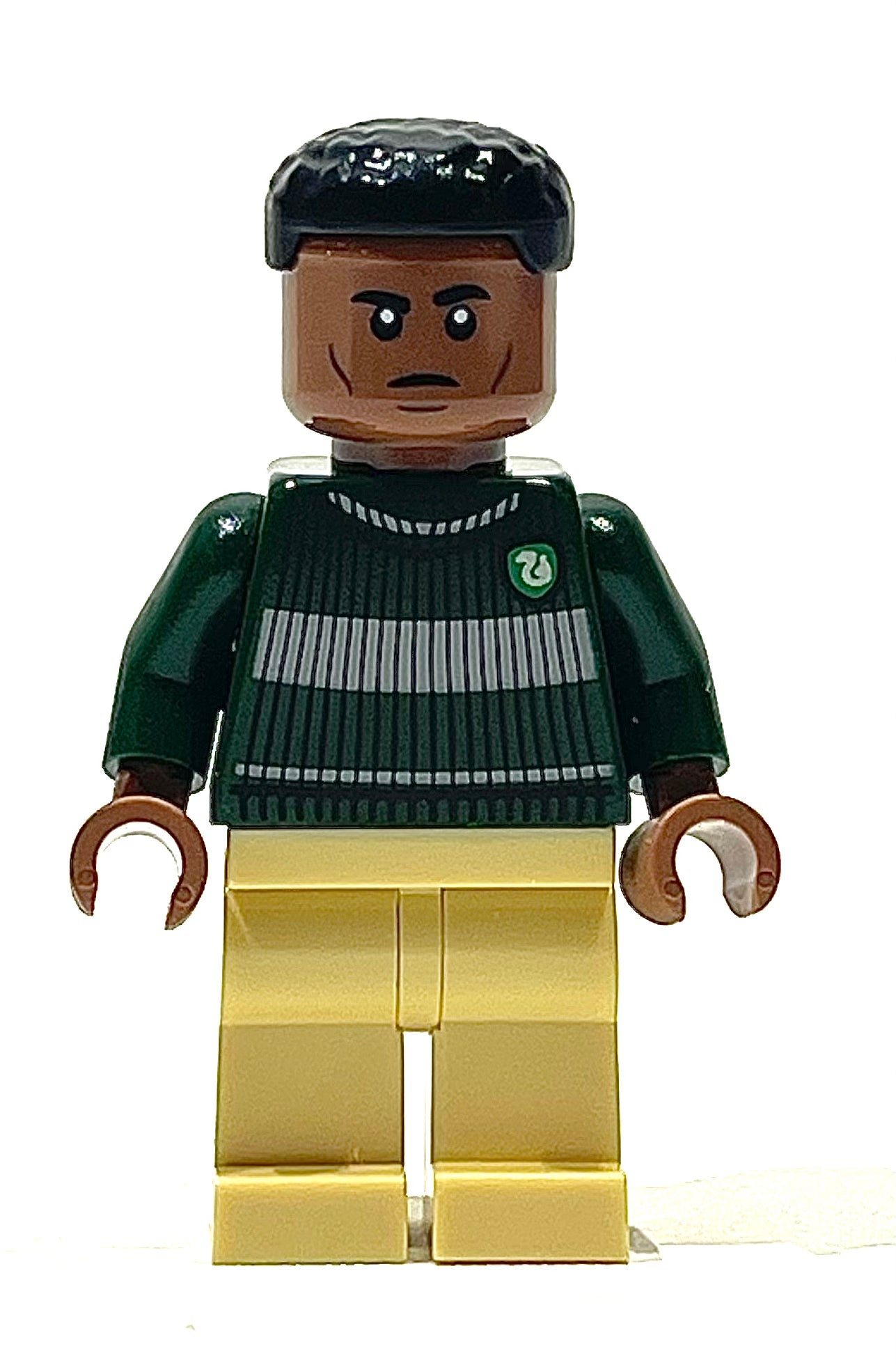 Blaise Zabini - Dark Green Slytherin Quidditch Sweater, Tan Legs, hp401