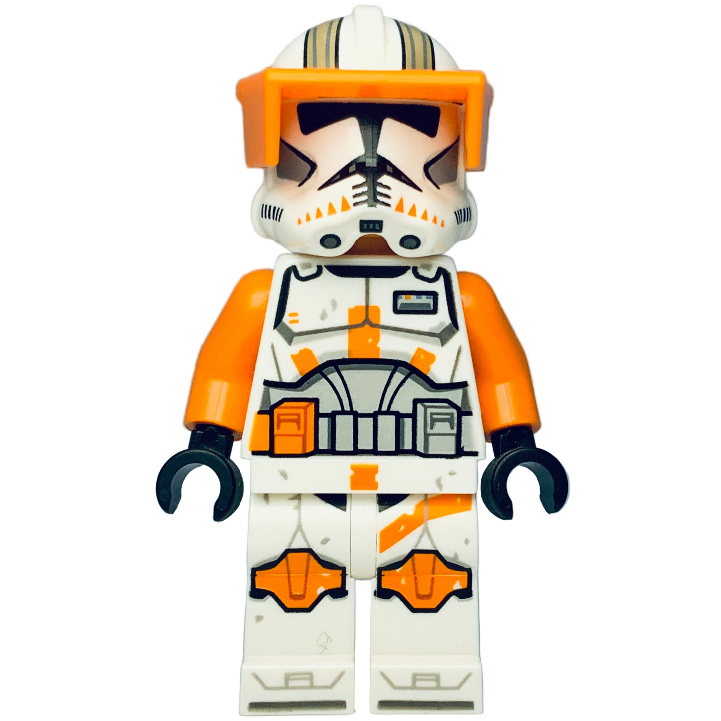 Commander Cody, 212th Attack Battalion (Phase 2) - White Arms, Dirt Stains, Nougat Head, Helmet with Holes, sw1233
