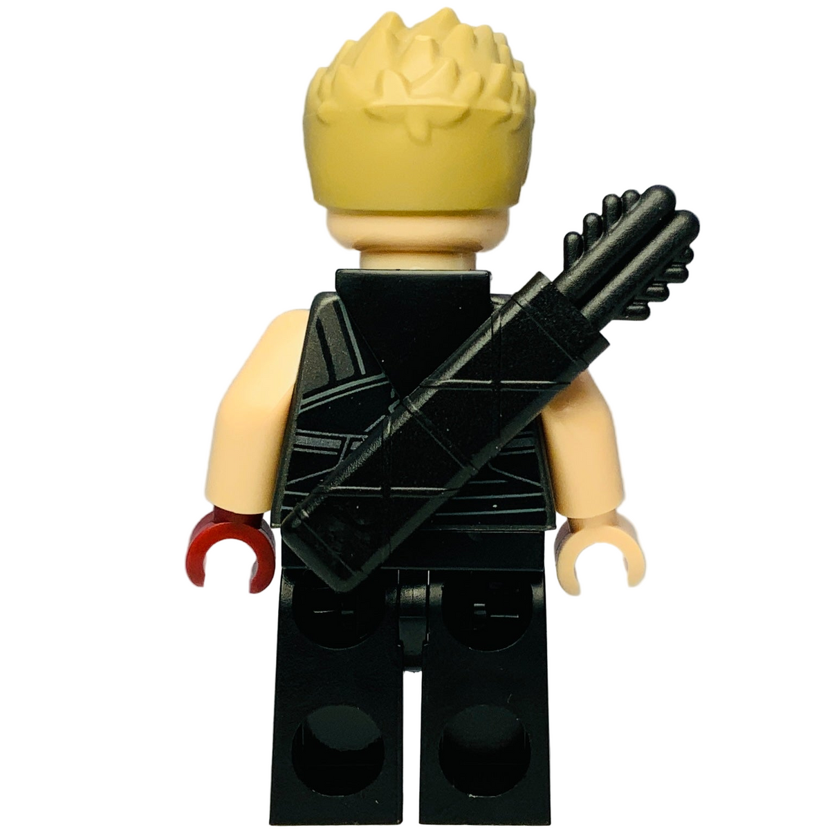 Hawkeye - Black and Dark Suit, Dark Tan Hair, Quiver, Silver Zipper, sh0925