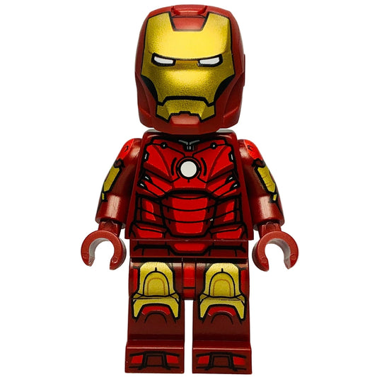 Iron Man - Mark 3 Armor, Printed Arms, sh1097 - LEGO® Marvel Minifigure