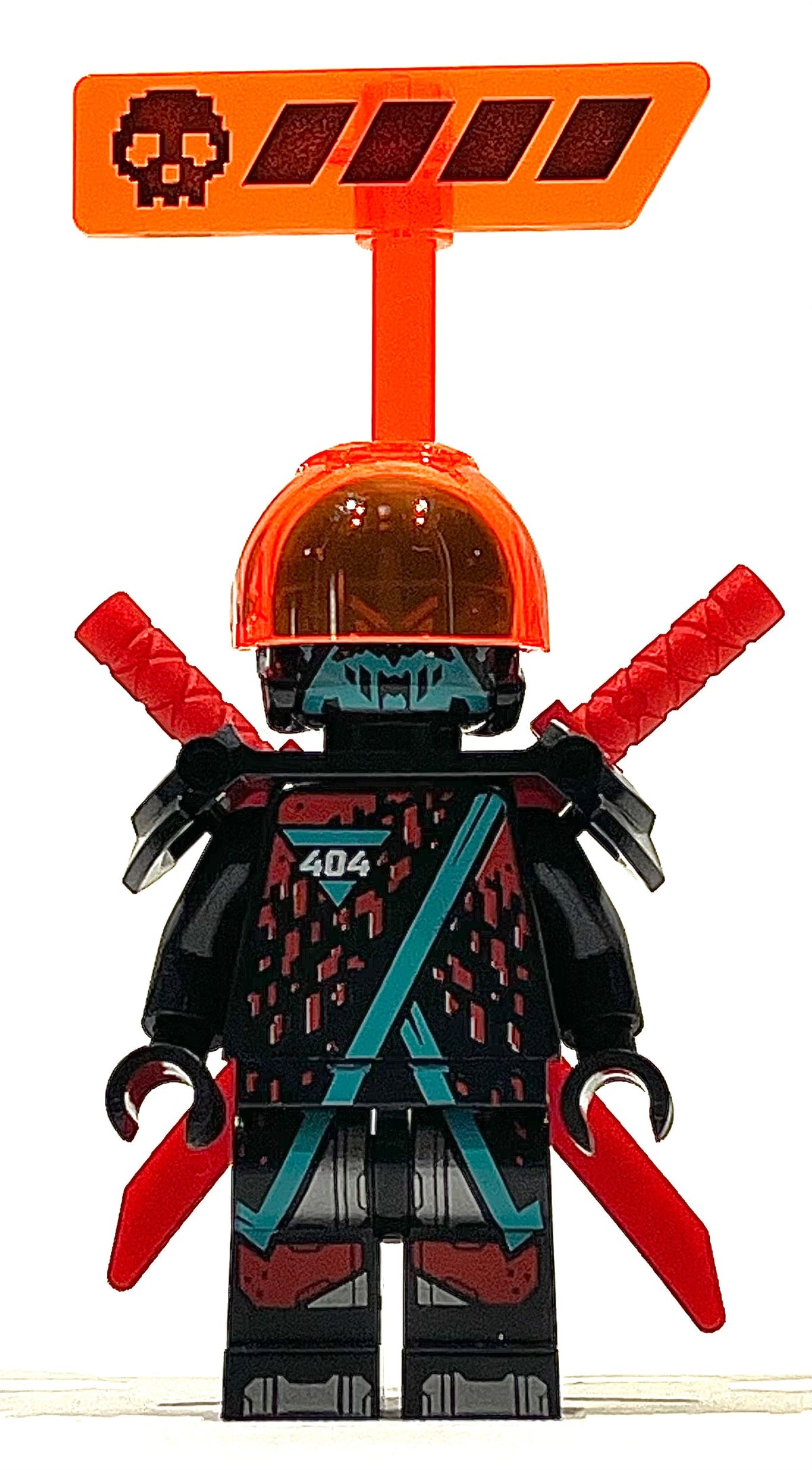 Red Visor, njo0566 - LEGO® Ninjago Minifigure