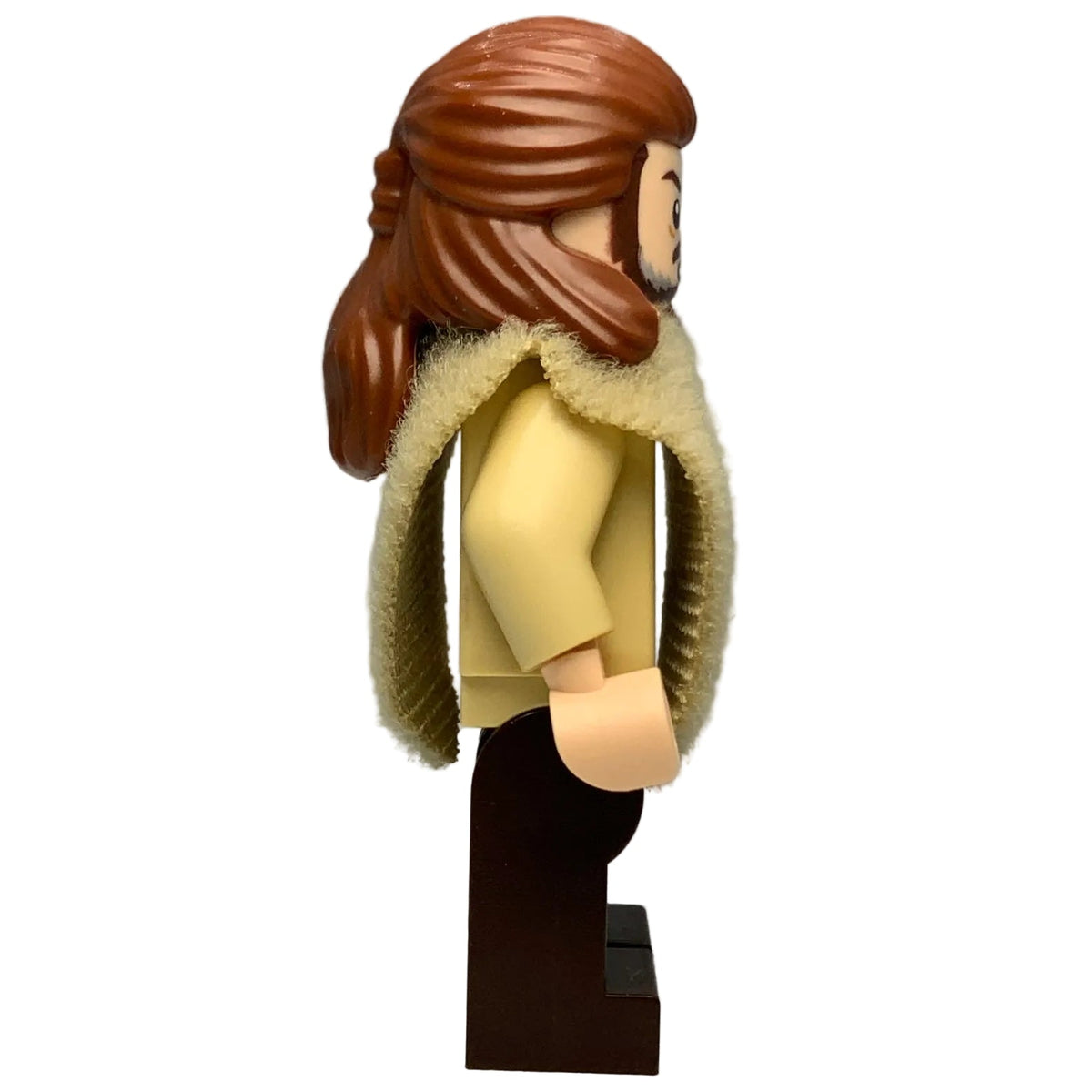 Qui-Gon Jinn, Dark Brown Beard - sw1334b - LEGO® Star Wars Minifigure