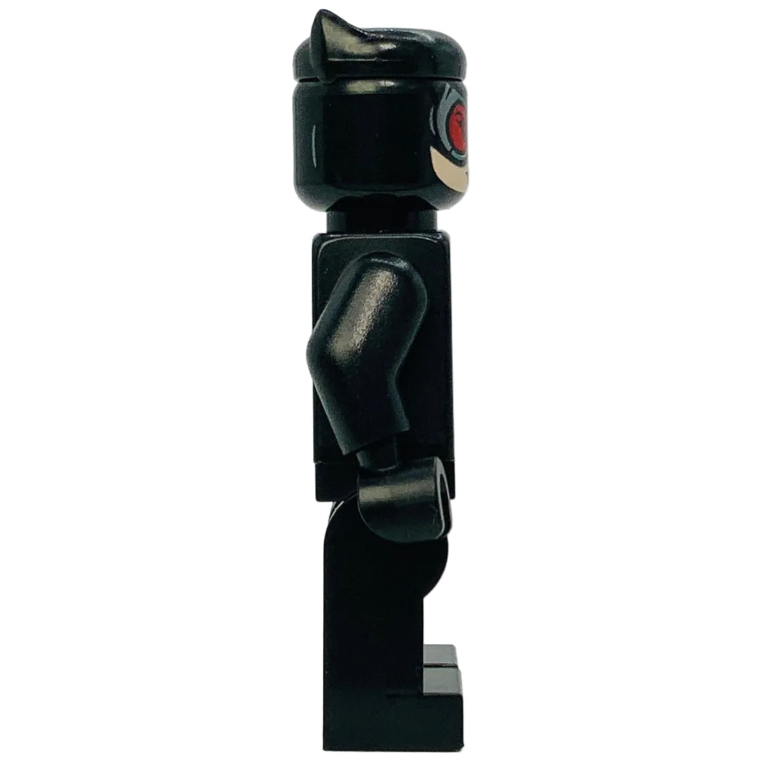 Catwoman - Black Suit and Mask, Red Lenses, Leg Straps, sh1089 - LEGO® DC Minifigure