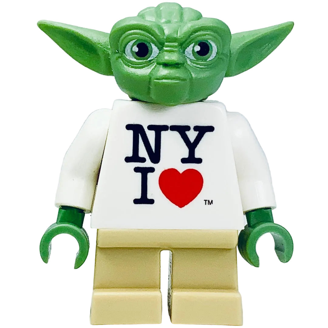 Yoda - NY I Heart Torso (Toys "R" Us Times Square 2013 Exclusive), sw0465a, LEGO® Star Wars Minifigure