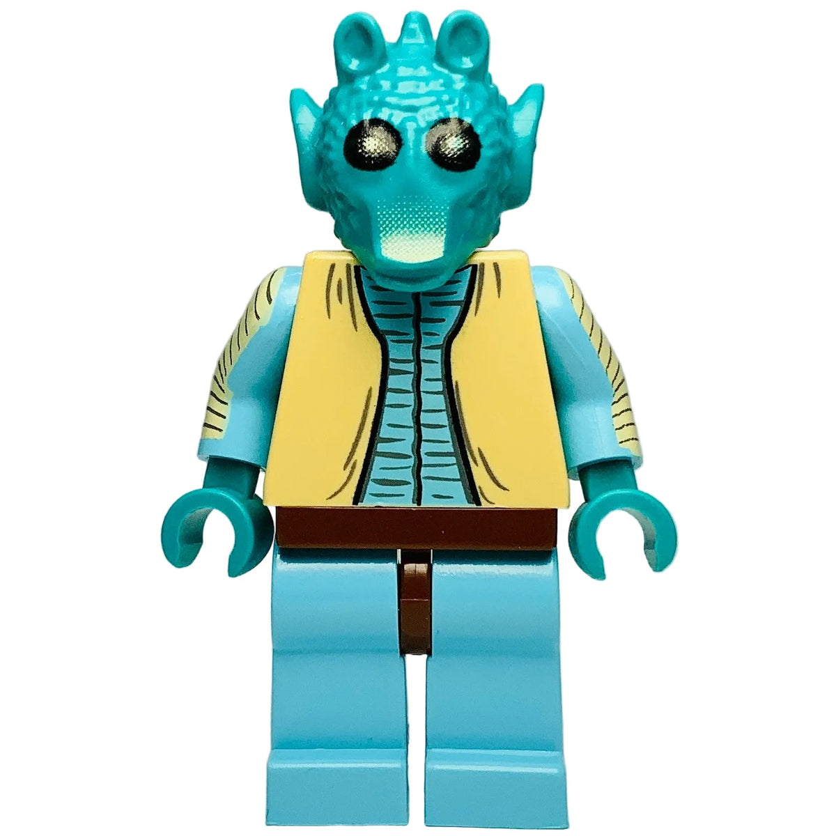Greedo - Tan Vest, Sky Blue Legs, sw0110 - LEGO® Star Wars Minifigure