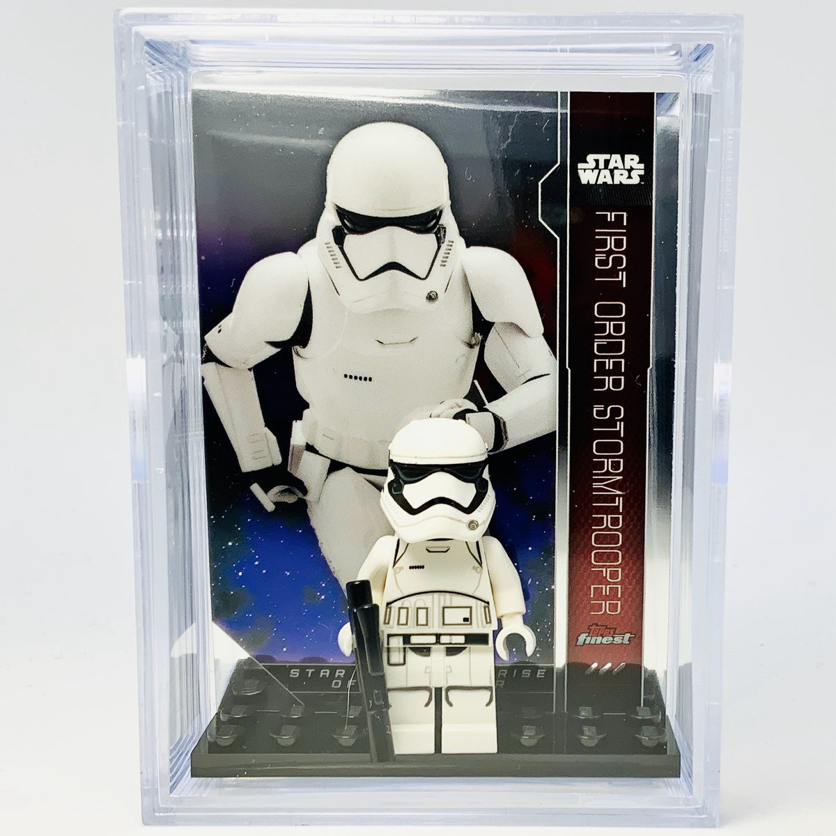 First Order Stormtrooper with Trading Card & Collector’s Case