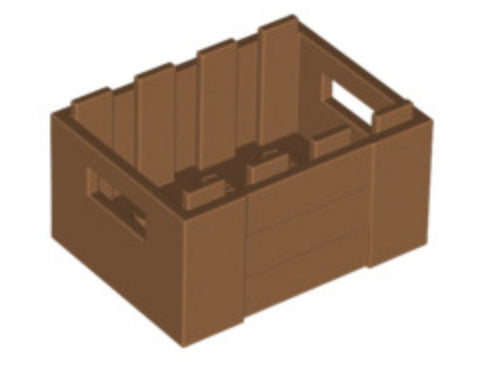 Container, Crate 3x4x1 2/3 with Handholds, Part# 30150
