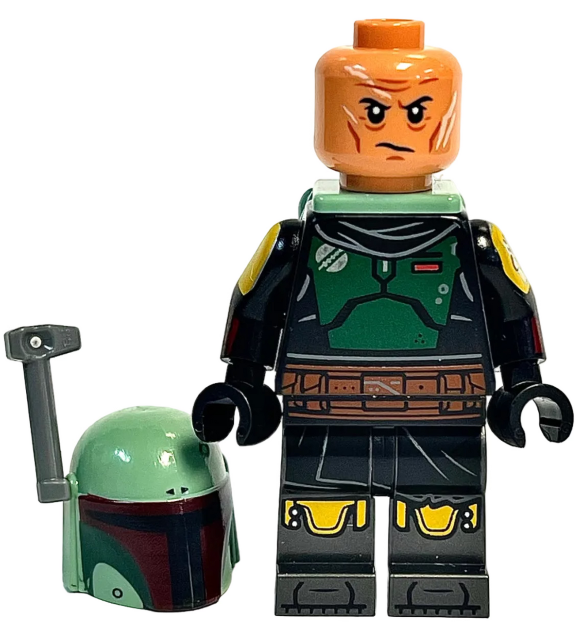 Boba Fett - Repainted Beskar Armor, Jet Pack, Rangefinder, sw1158, LEGO® Star Wars Minifigure