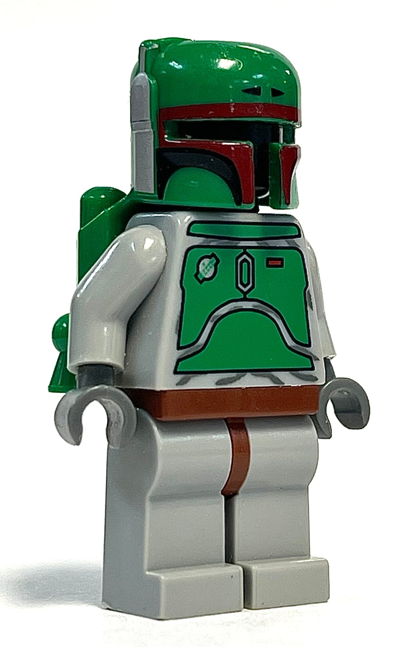 Boba Fett - Magnet Set - Bluish Grays - Dark Red Helmet Highlights, sw0002b, LEGO® Star Wars Minifigure
