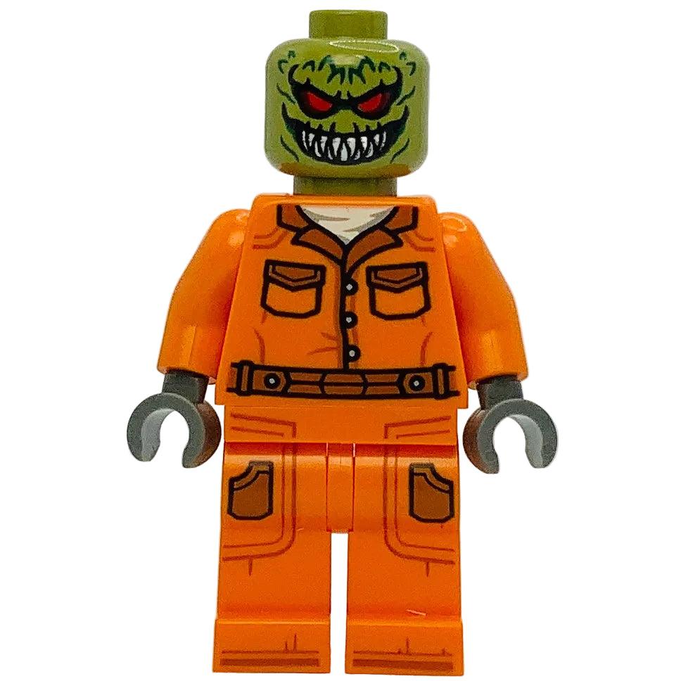 Killer Croc - Prison Jumpsuit, Side Pockets, sh1078 - LEGO® DC Minifigure