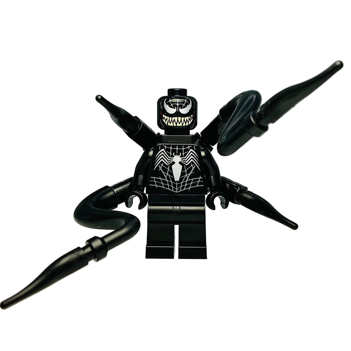 Venom - Tan Teeth, 4 Back Appendages, sh1113 - LEGO® Marvel Minifigure