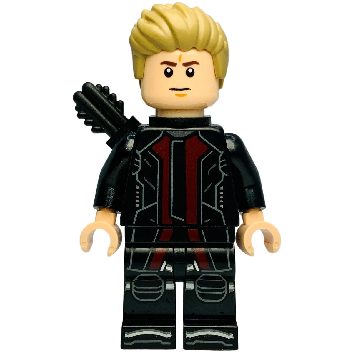 Hawkeye - Black and Dark Red Suit, Dark Tan Hair, Quiver, Silver Boot Tips, sh0969