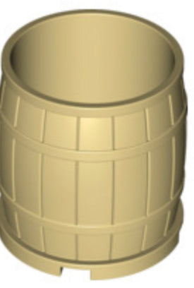 Container, Barrel 4x4x3.5, Part# 30139