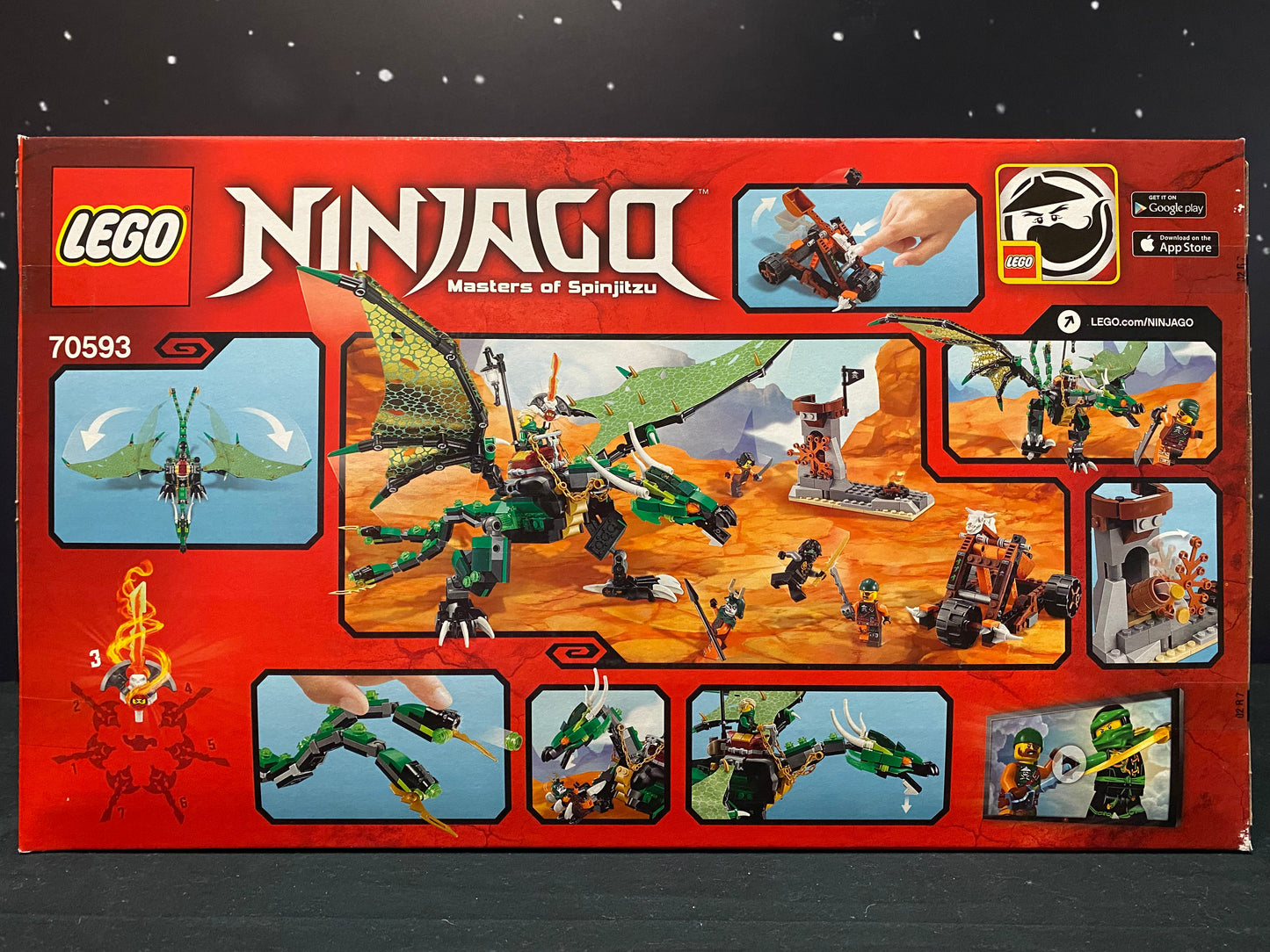 The Green NRG Dragon, 70593 - LEGO® NINJAGO Set